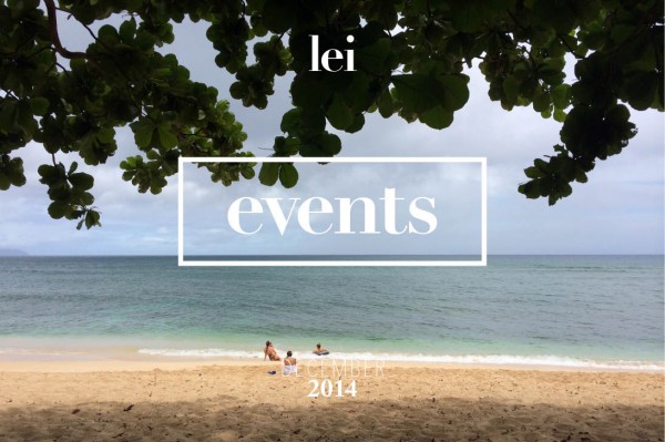 December events Lei Hawaii